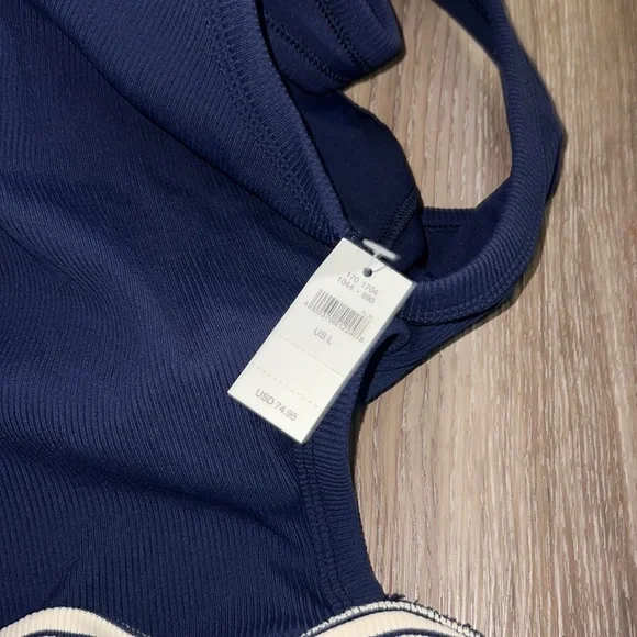 aerie rubbed cut out dress with built in short and sport bra - Picture 5 of 8